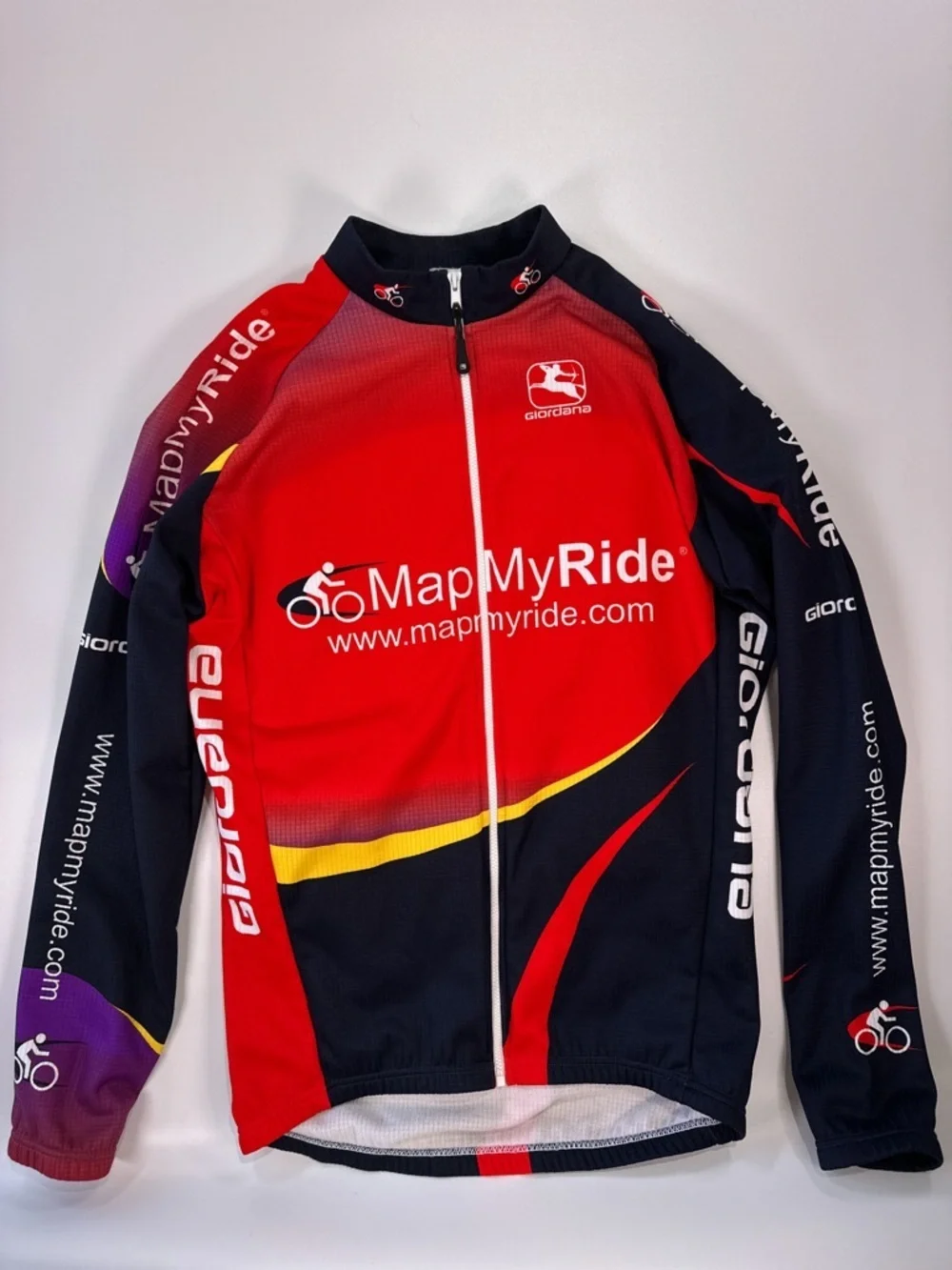 Giordana Mens Thermal Cycling Jersey Fleece Lined Full Zip M